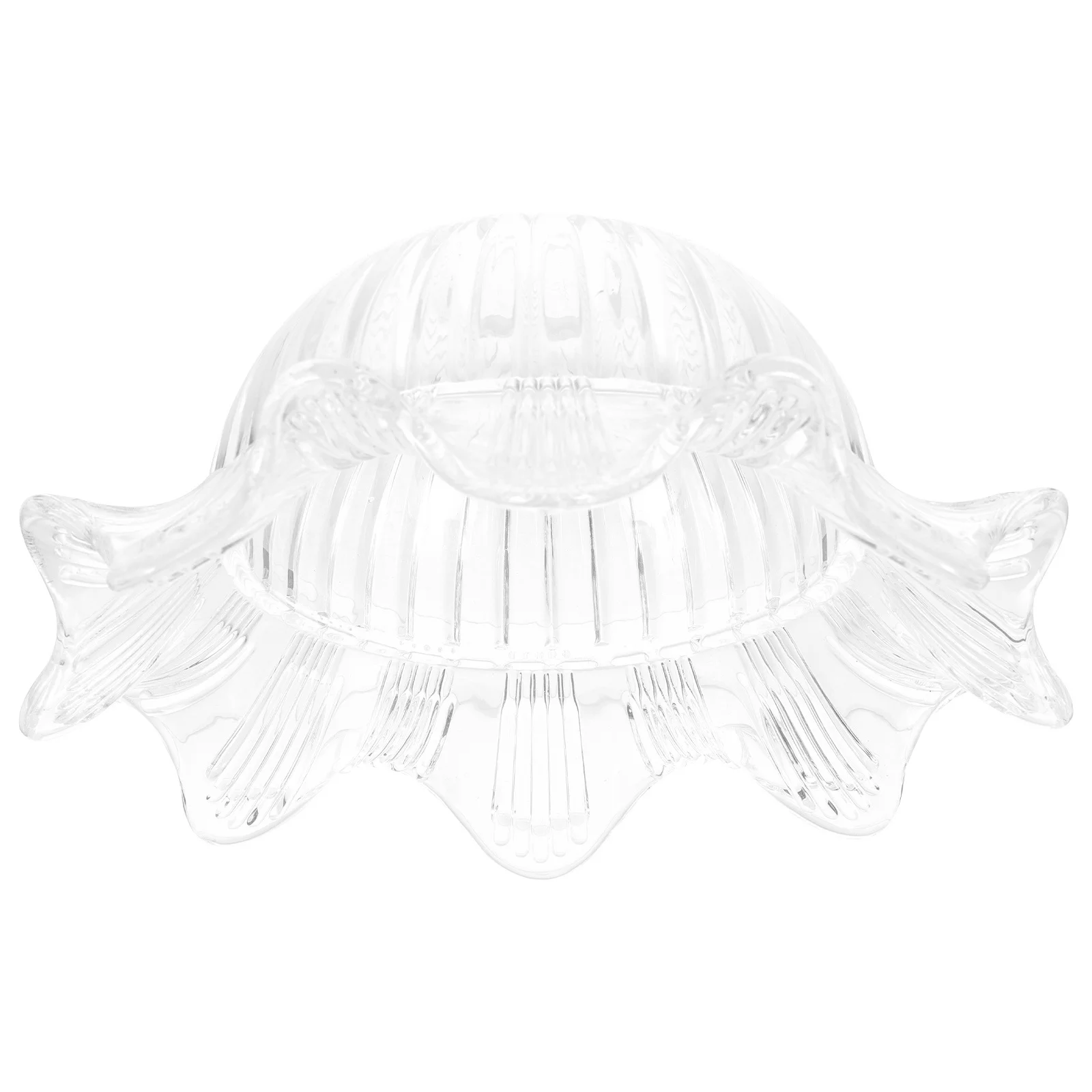 Glass Pendant Light Shade Decorative Beveled Ceiling Lampshade Replacement Hanging Lamp Bulb Cage Lighting Accessory