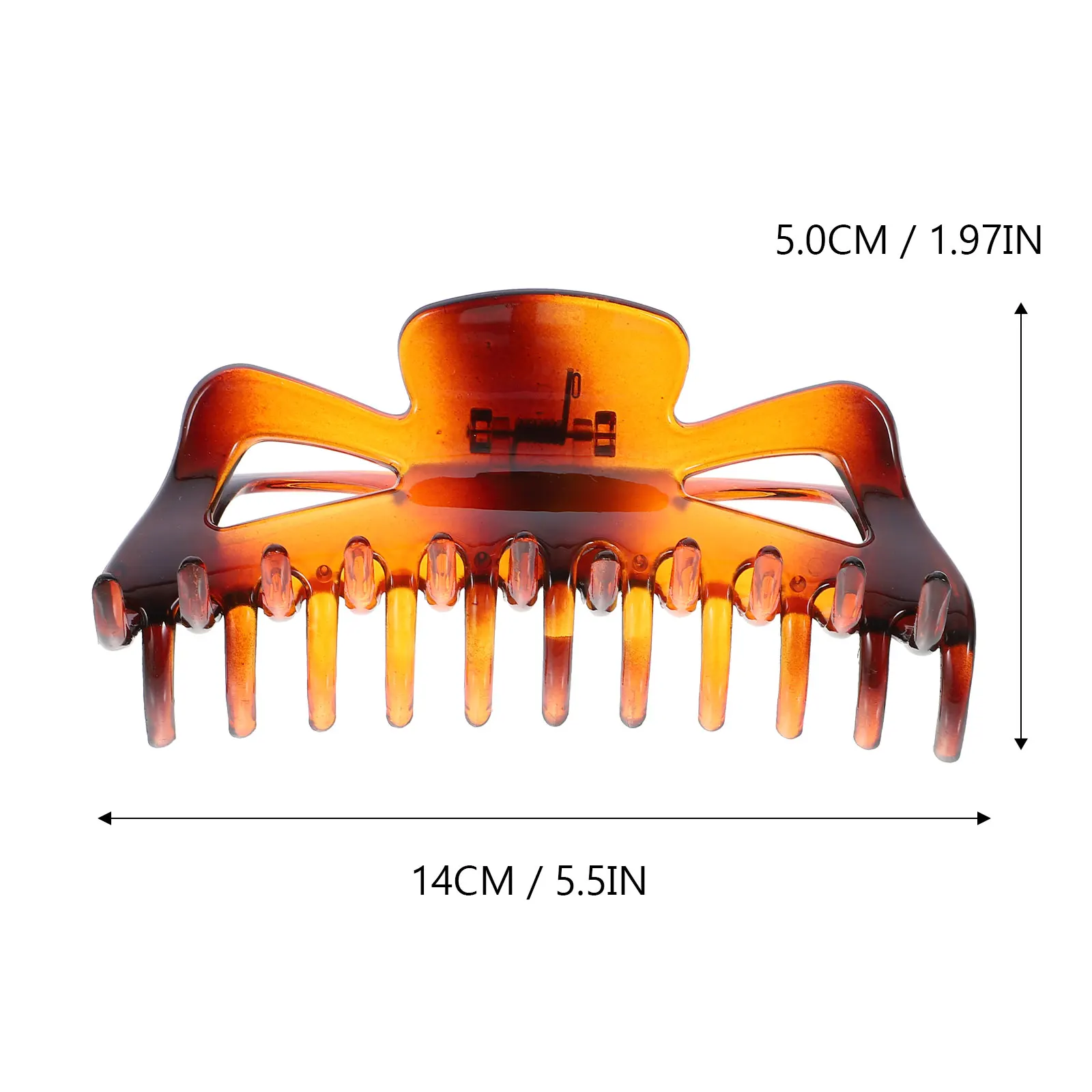 

2Pcs Acrylic Shark Hair Claw Clips Oversized Large Jaw Barrettes for Women Hair Tools Styling Accessories Bath Makeup