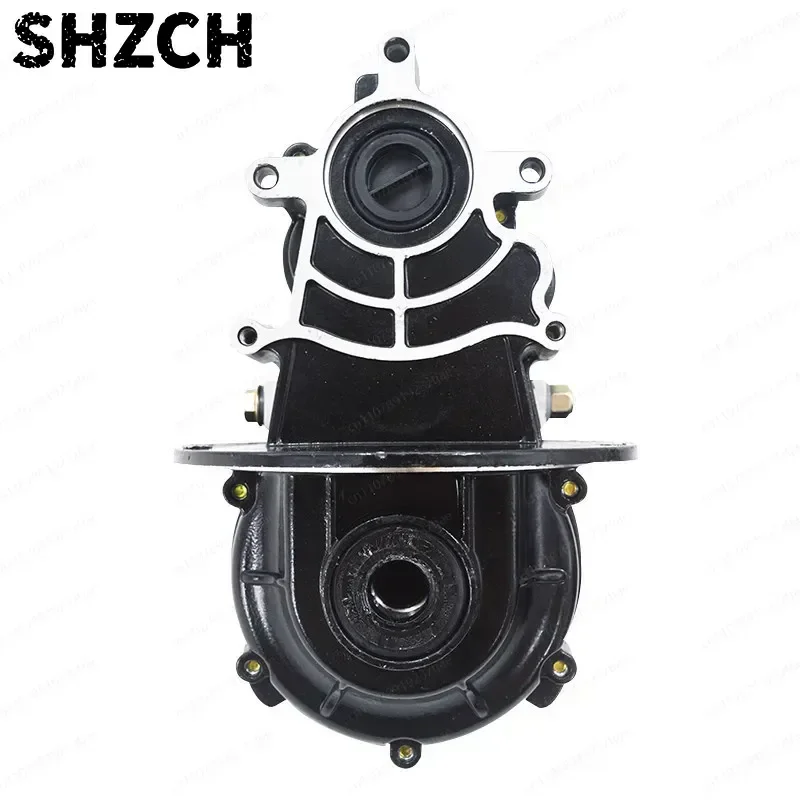 Electric tricycle differential assembly gearbox split