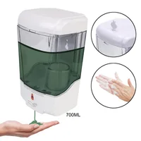 Dispensador automático de jabón líquido montado en la pared, 700ml, para cocina, baño, bomba de loción sin contacto, Sensor IR sin contacto
