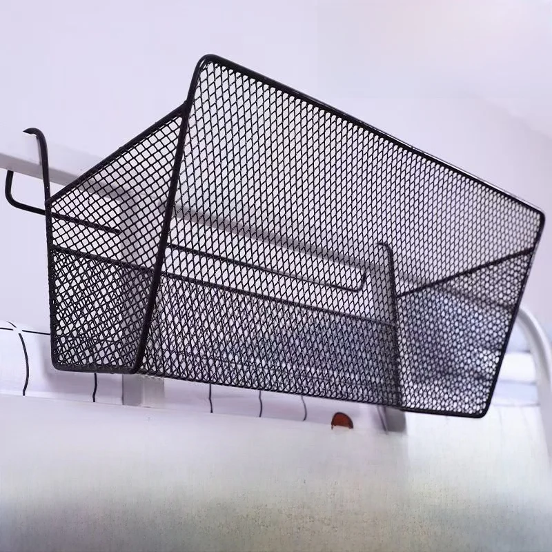 student-dormitory-bed-head-storage-rack-upper-bunk-mobile-phone-holder-university-room-side-hanging-organizer-tool