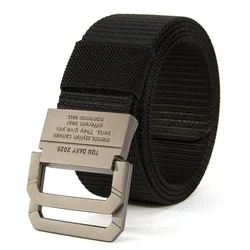 2025 Men Belt Nylon Webbing Fabric Tactical Army Canvas Casual Fashion Luxury Designer Jeans Belt for Men Military Sports Strap