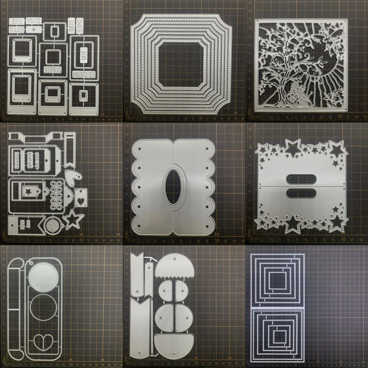 

9 kinds Label tag Frame Metal Cutting Dies Stencils For DIY Scrapbooking Decorative Embossing Handcraft Die CutsTemplate