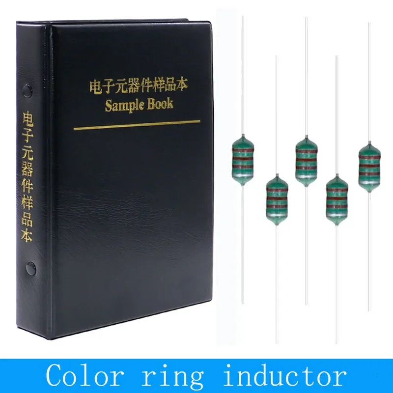 0307 0410 0510 Indutor de anel colorido Livro de amostra Kit sortido 1uH2.2uH3.3uH4.7uH6.8uH10uH22uH33uH47uH100uH220uH470uH680uH1mH2.2mH