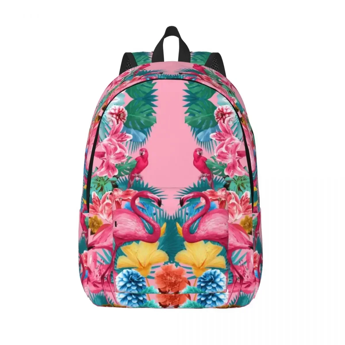 

Рюкзак Flamingo Tropical Garden, молодежные дорожные рюкзаки из полиэстера, школьные сумки с рисунком Kawaii, рюкзак, рождественский подарок