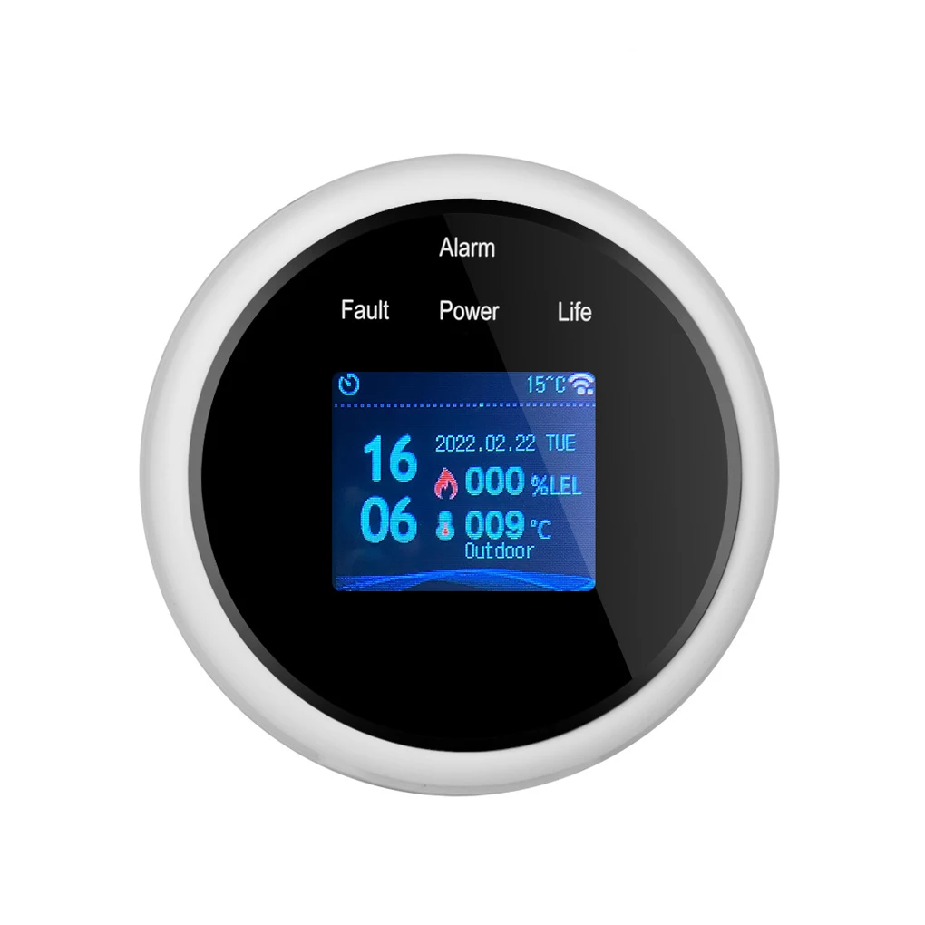 스마트 공기 누출 감지기 정확한 알림 푸시 알람 센서
