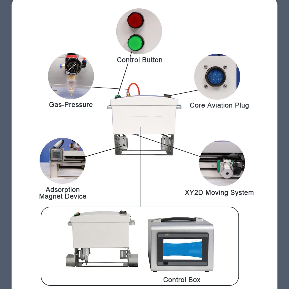 

Мини пневматическая лазерная маркировочная машина с ЖК-дисплеем для гравировки таблички металлических номеров
