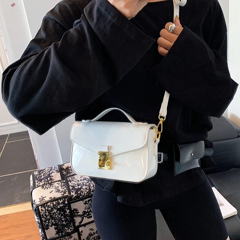 Женская модная кожаная сумка через плечо для дамской сумки-тоут, классическая элегантная брендовая сумка