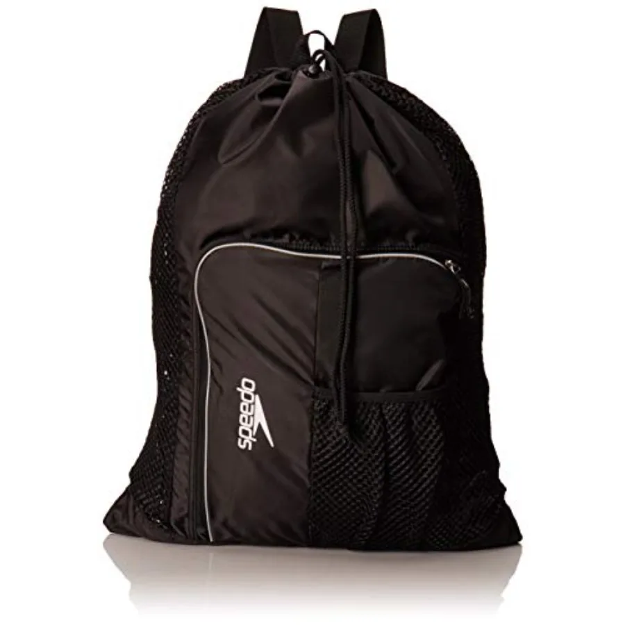 Unisex-Adult Drawstring Deluxe Ventilator Mesh Equipment Bag
