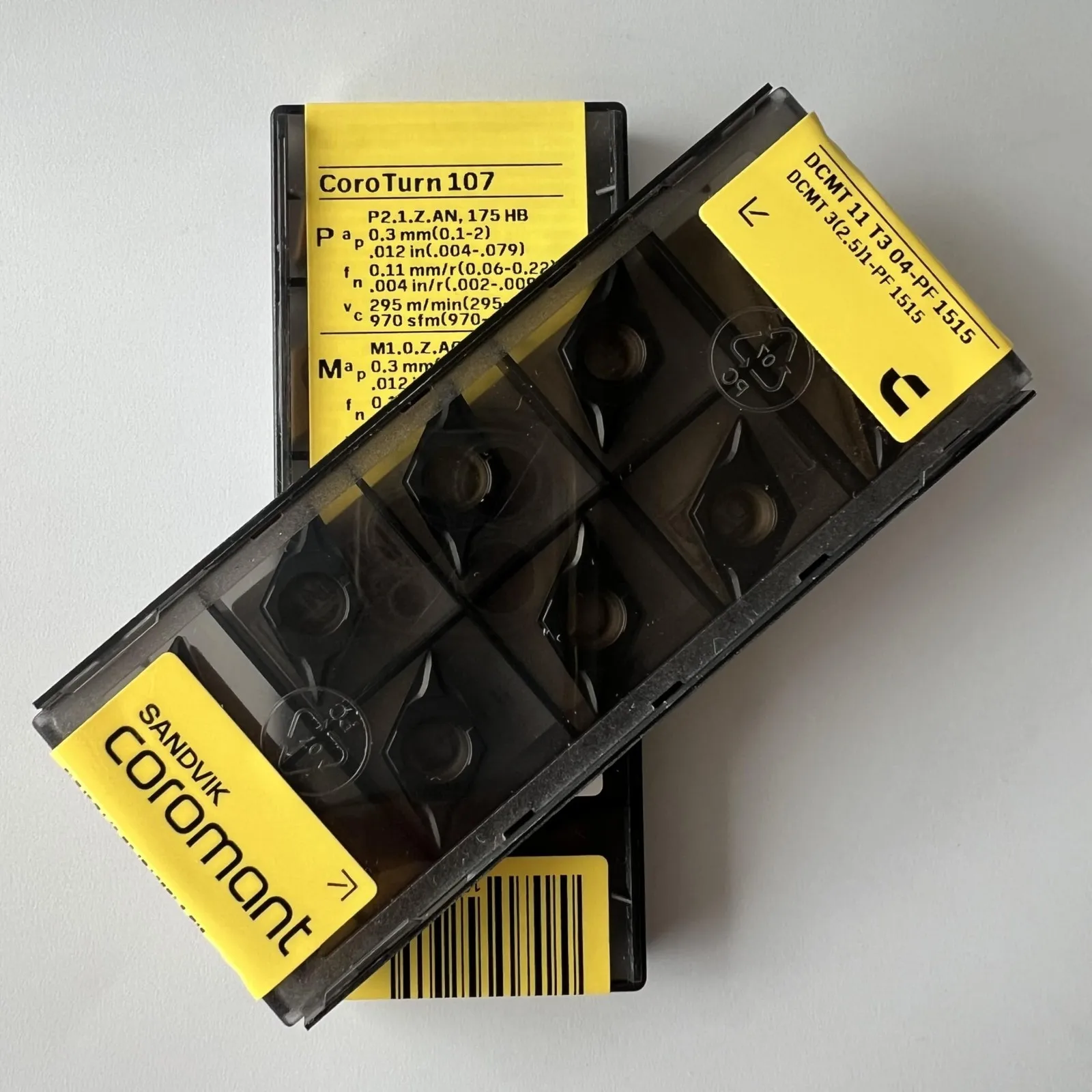 SANDVIK / DCMT11T304-PF 1515 / شفرة سبائك الصلب السويدية الأصلية 10 قطع
