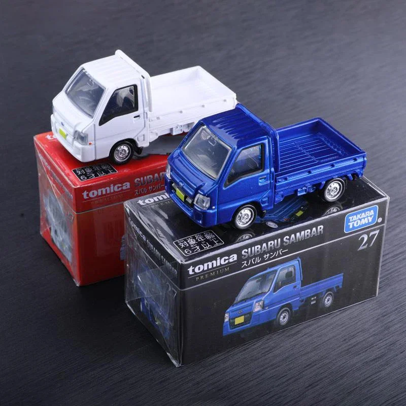 

TOMY SUBARU SAMBAR 27 # Грузовик, легкосплавный автомобиль, литье под давлением и игрушечный транспорт, модель автомобиля, миниатюрная масштабная модель автомобиля для детей