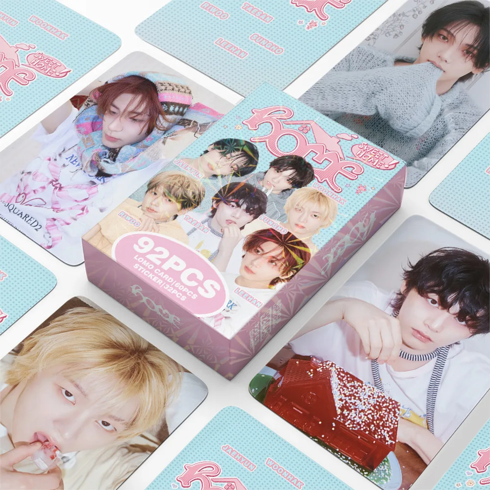 92pcs  HOME COLOR Lomo Star Photocards Photo Lomo Cards Fans Collection Printed Cards