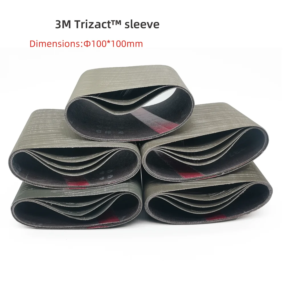 Imagem -03 - Trizact Mangas Cinto de Lixa para Metal Faixa Abrasiva Moedor 100x315 mm 237aa Peças 3m