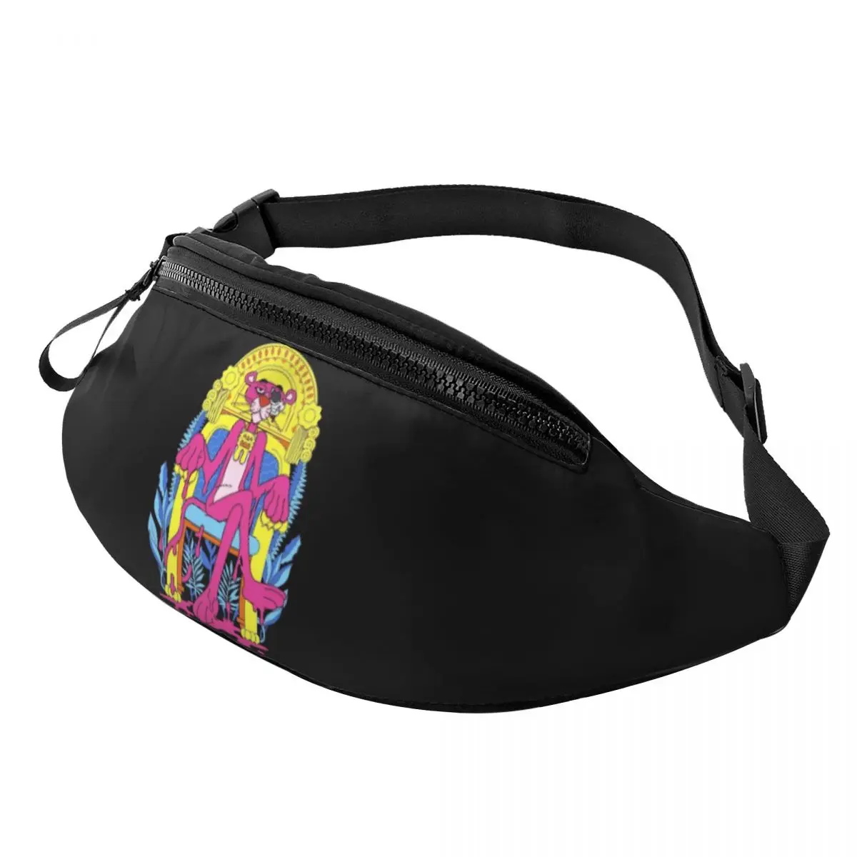 

Custom Anime Panthers Fanny Pack Women Men Crossbody Waist Bag for Traveling Phone Money Pouch