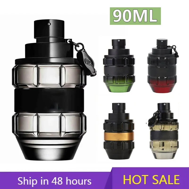 Bold Men Passion Bomb Perfume 90ml fragancia picante Woody Spray corporal aroma masculino fragancia duradera feromonas Eau De Parfum