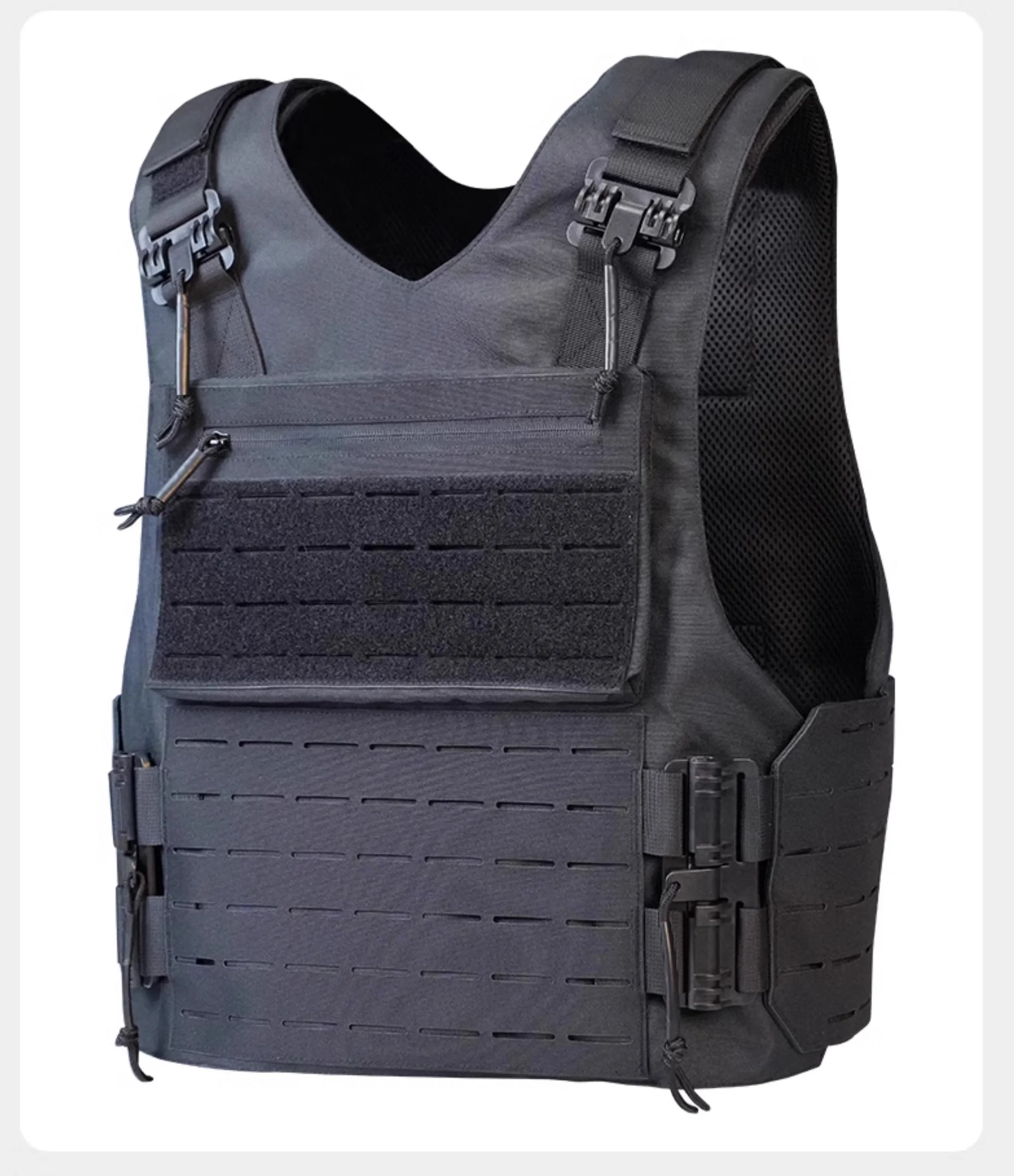 Level 5 Lightweight Carbon Fiber Stabproof Vest Molle System&Quick Release Flexible Anti Slash Armor Tactical Outdoor Security