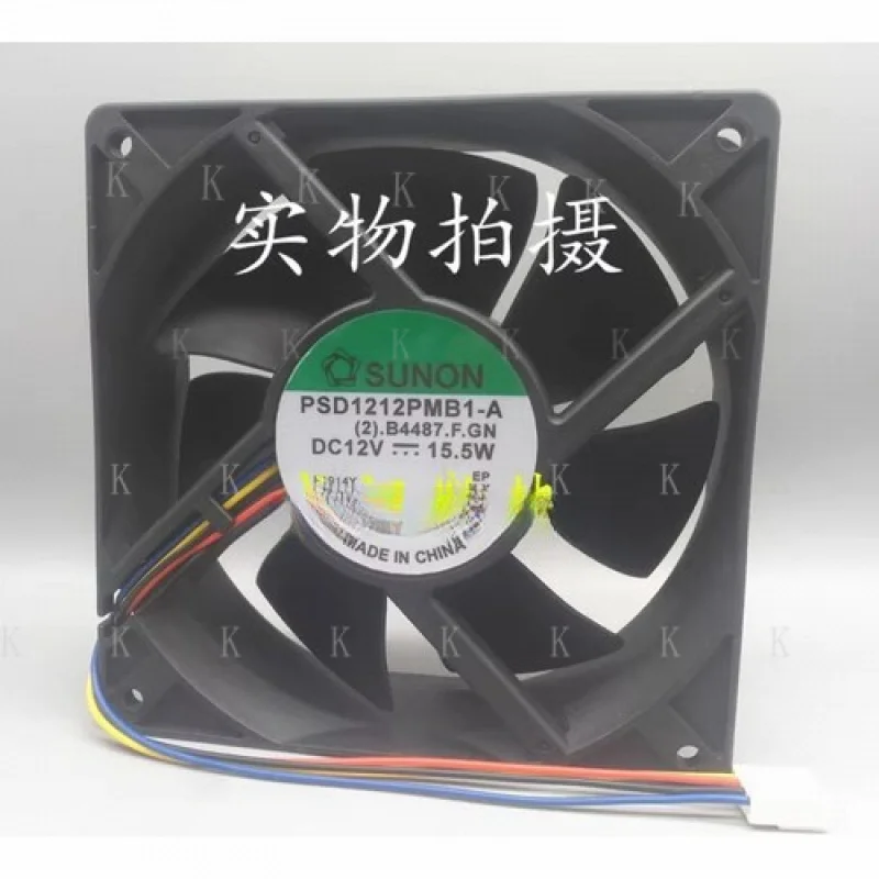

C ДЛЯ SUNON PSD1212PMB1-A 12038 DC12V 15,5 Вт 12 см 4-проводной охлаждающий вентилятор с высоким потоком воздуха