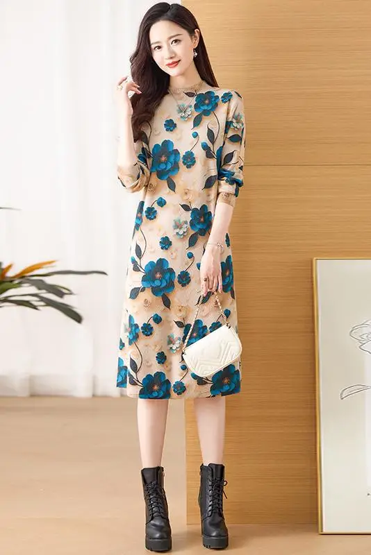 2025 Winter Mink Cashmere Thick Warm Pullovers Women Korean Vintage Casual Top Sweaters Autumn New Elegant Bodycon Coat Sweaters