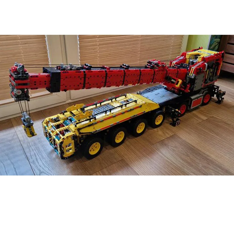 Building Block MOC-153189 Small Crane Project Machinery Crane Trailer Truck Model 10026PCS Building Block Toy Christmas Diy Gift