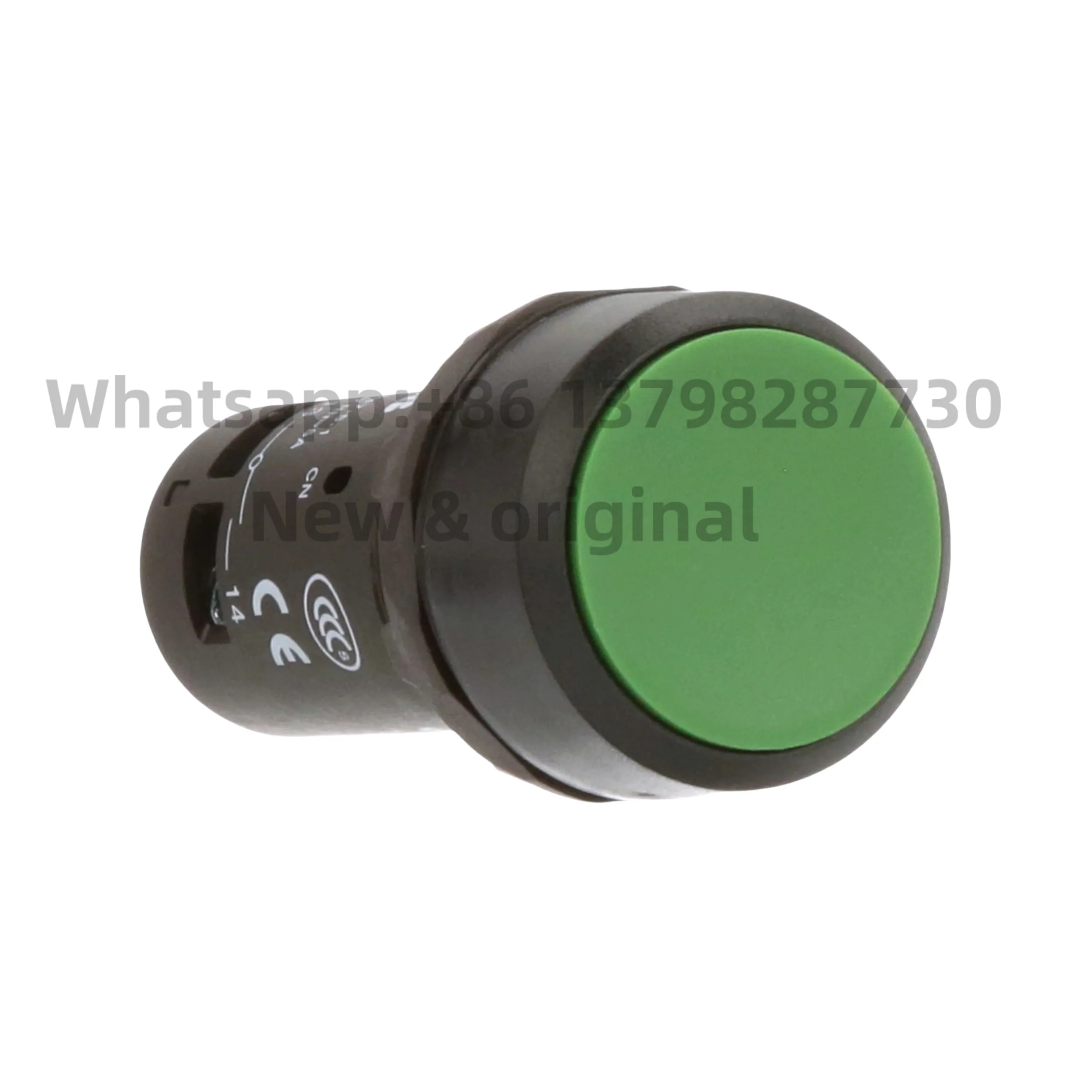 New original Green self-locking button switch CP2-10G-11, material number 62000043