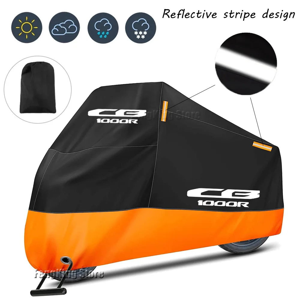 

For HONDA CB1000R CB 1000R Motorcycle Cover Waterproof Outdoor Scooter UV Protector Dust Rain Cover