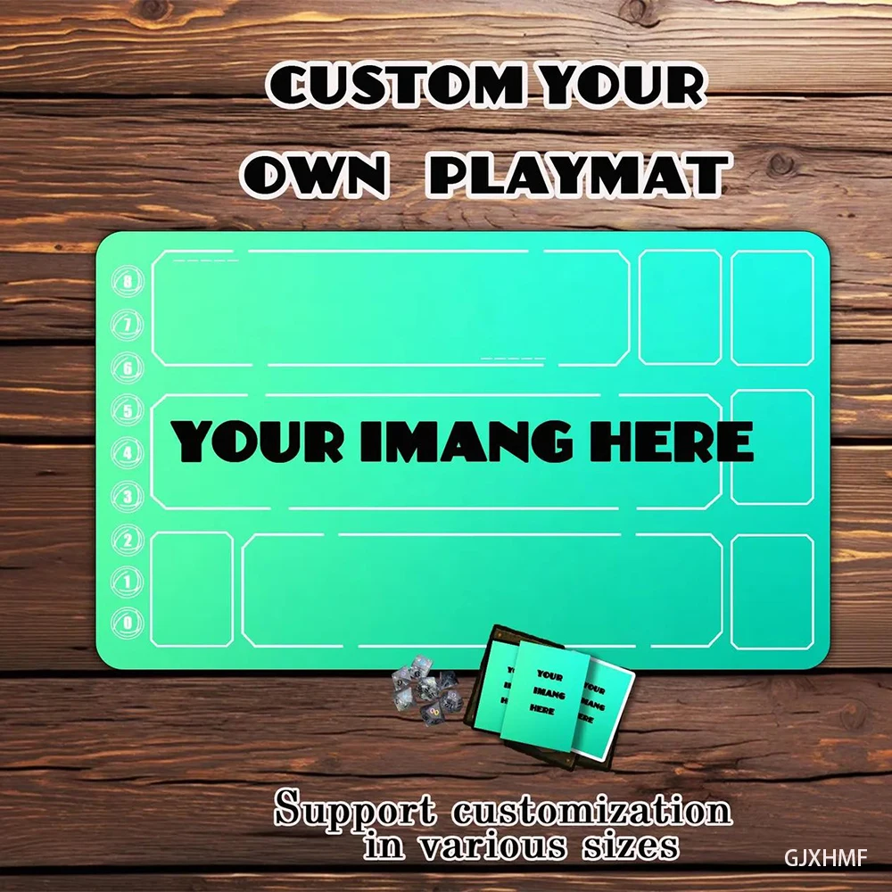 Custom PlayMat MTG Mouse Pad,Magic The Gathering Gaming Mat with Zones OptionTCG - Customs Playmat 24"×14"riftbound Custom Mats