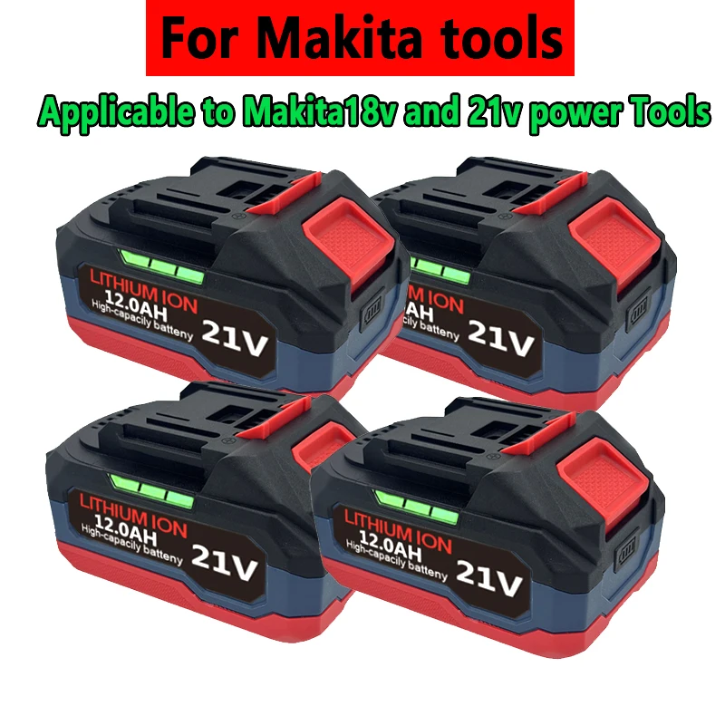 

Литиевая аккумуляторная батарея 6 Ач для Makita 18В/21В (модели BL1830B, BL1850B, BL1850, BL1860, BL1815) и др. (совместима с шуруповертом DDF487)