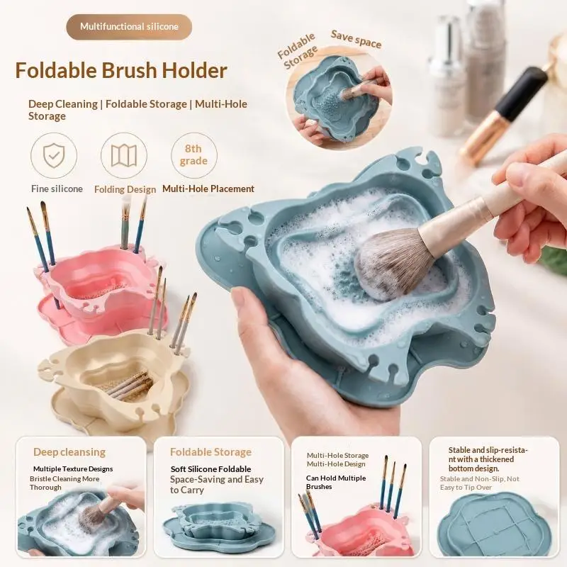 Paint Brush Washer Clean Rinse Cup Basin Cleaning Tank Organizers Holder Palette Artist Kids No Mess Easy Wash