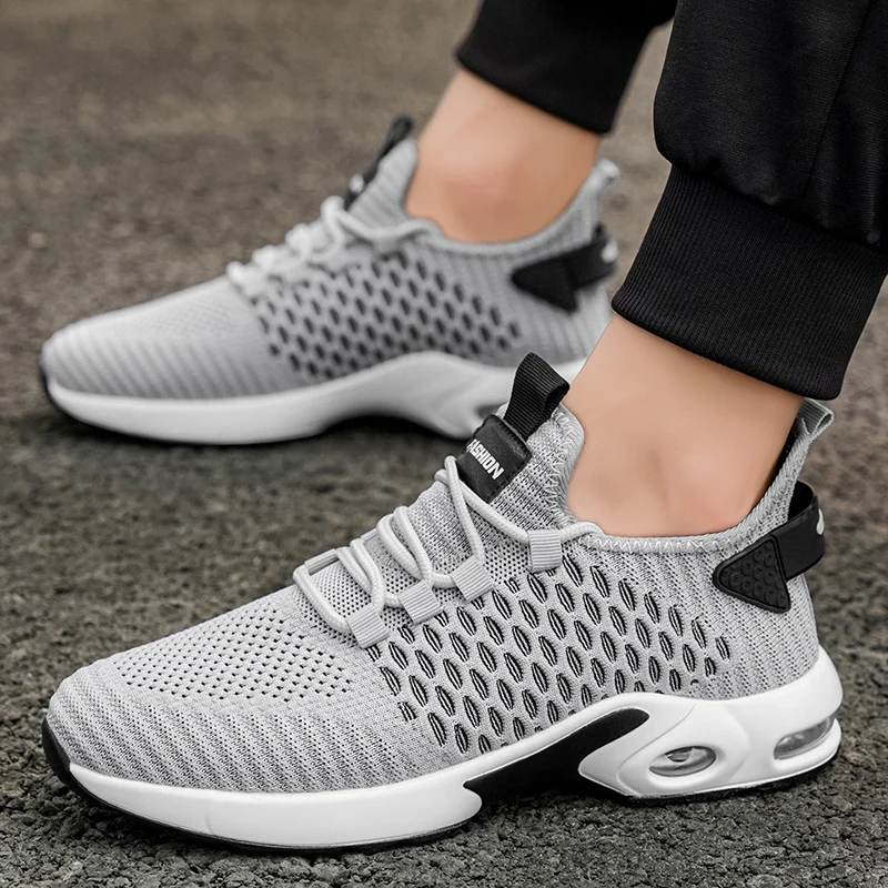 حذاء كاجوال للرجال 2025 عدم الانزلاق أحذية رياضية الذكور مقاومة للاهتراء أحذية رياضية كاجوال تنفس احذية الجري Zapatillas Hombre