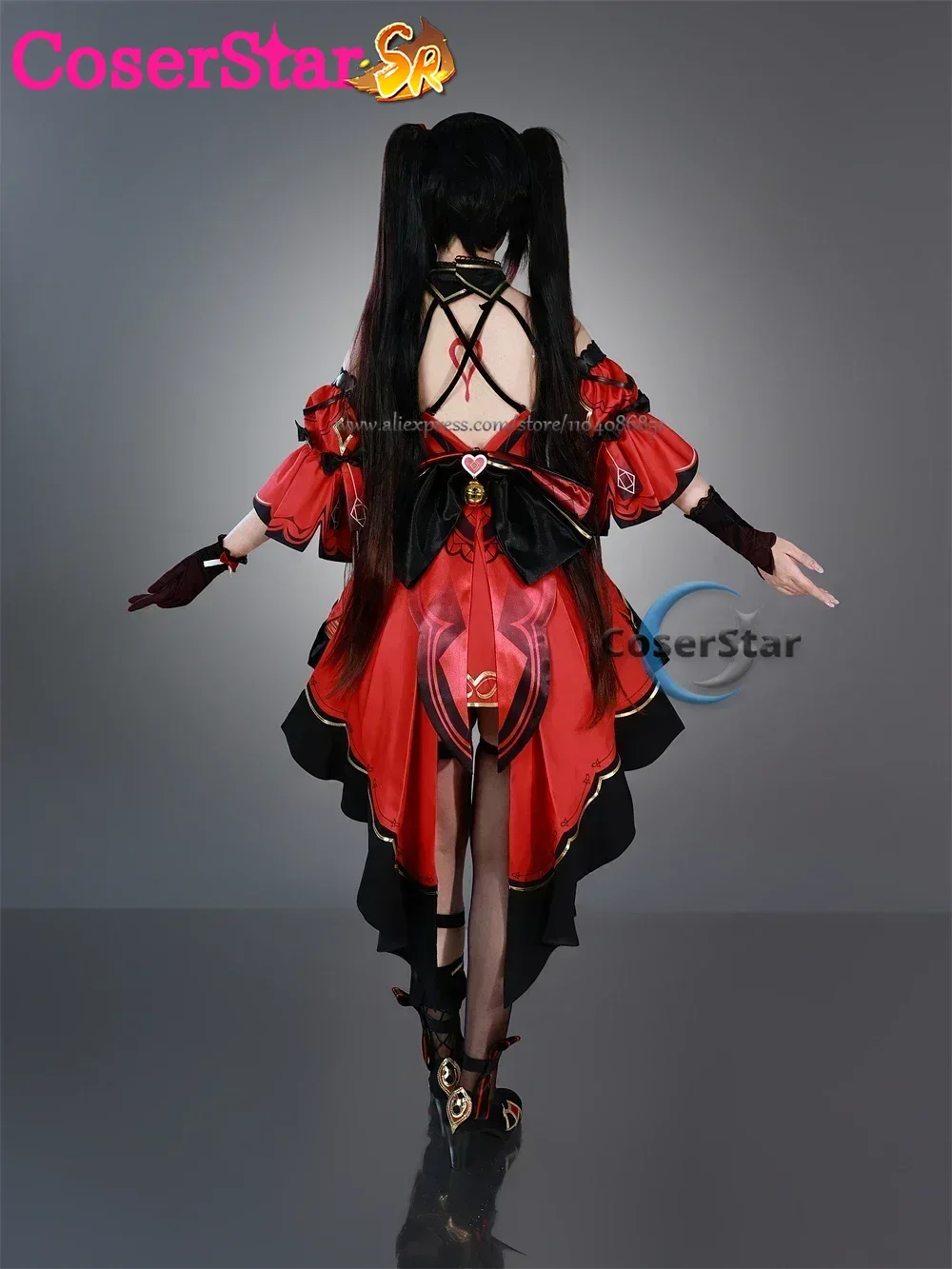 Honkai Star Rail Sparkle Cosplay Costume Role Play Comic Con Dress Hallowmas Party Wigs Animation Prop