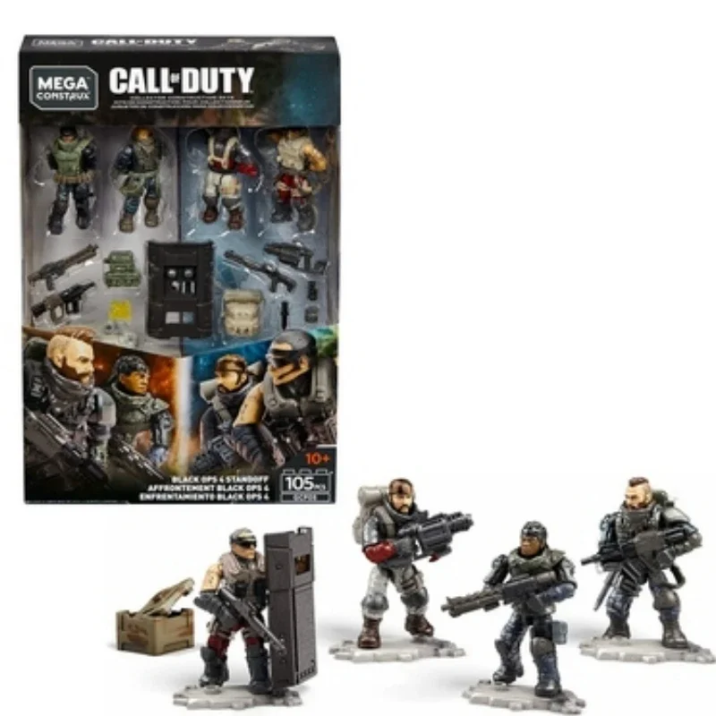 Original Mega Construx Call Of Duty Construction Toys Mini Army Action Figure Collection Boys Toys Birthday Gift