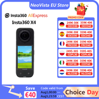 【EU Warehouse】Insta360 X4 8K Waterproof 360 Action Camera, 4K Wide-Angle Video 2290mAh Battery Insta360 X4 Sport Camera