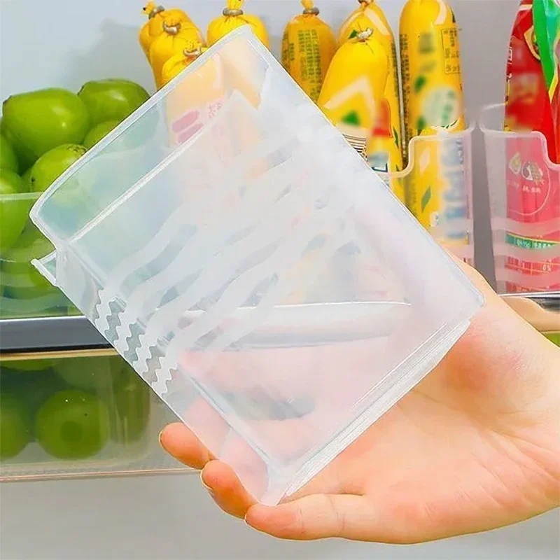 5/1Pc Fridge Side Door Storage Box Plastic Translucent Refrigerator Fresh Organizer Fruit Spice Food Container Boxes For Kitchen