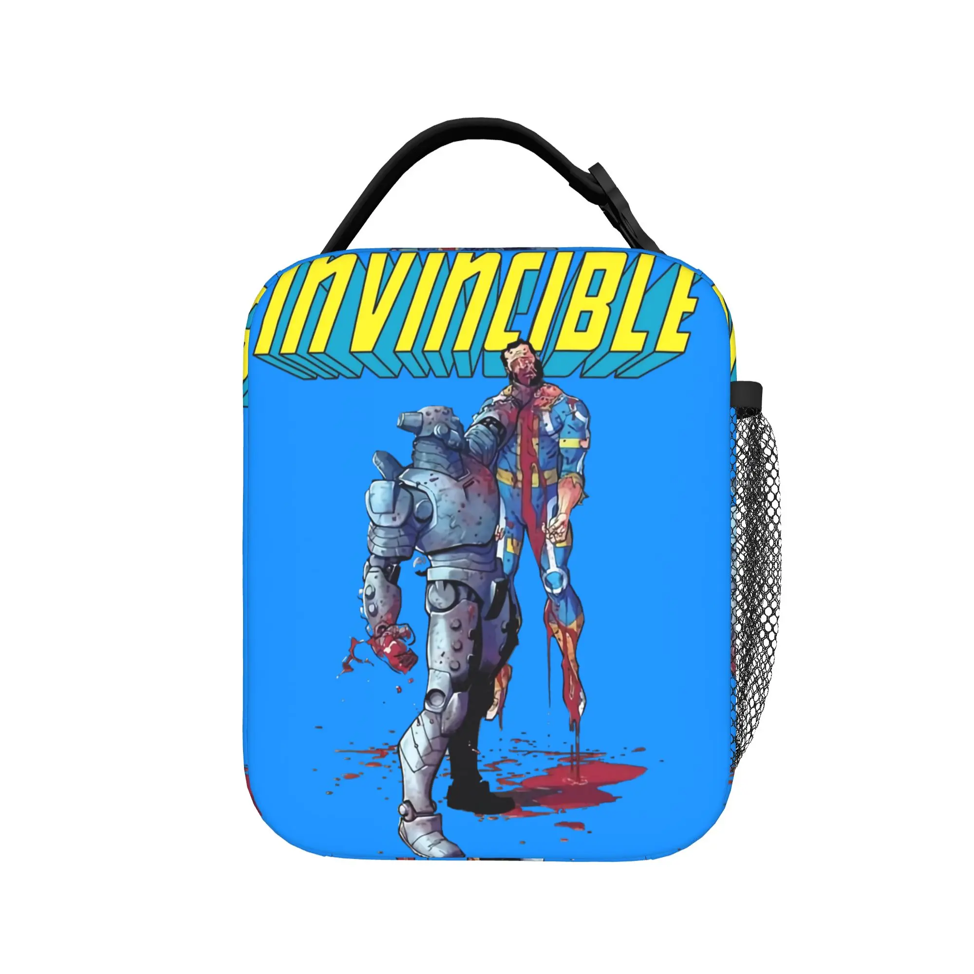 Invinci-bles Robot Vs Immortal Insulated Lunch Bag Leakproof  Meal Container Cooler Bag Lunch Box Tote Beach Food Storage Bags