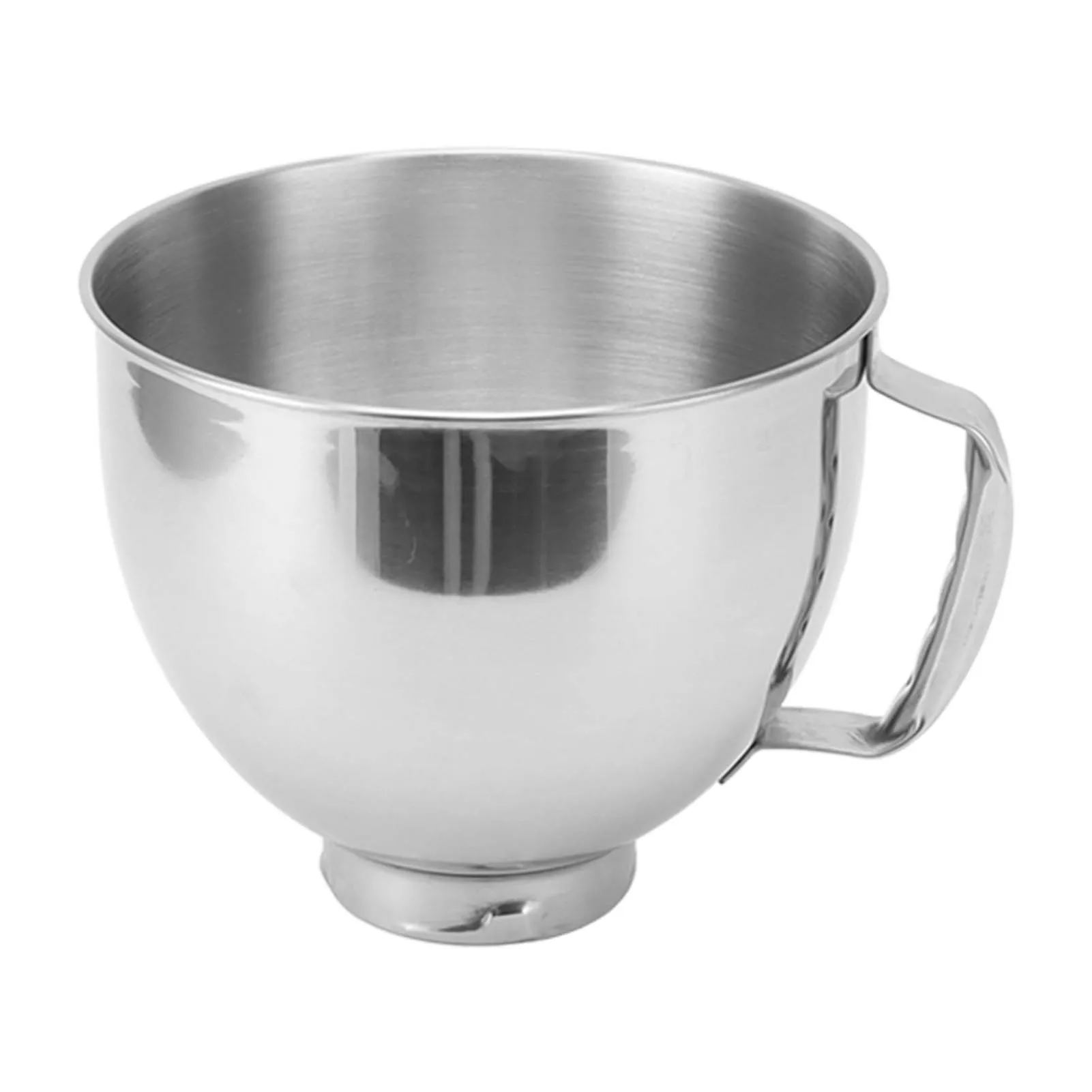 

304 Stainless Steel Bowl Mixing Bowl Replacement with Handle for Cassic 4.5Q for Artisan 5QT Mixer Bowl for Artisan 5QT