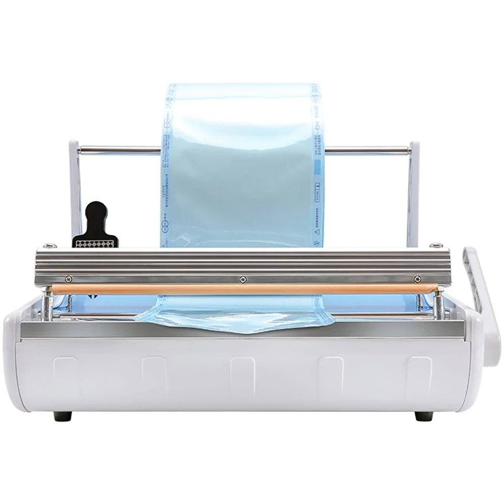 500W Dental Sealer Sterilization Bag Packaging Machine Sterilization Bag Sealer with Bracket