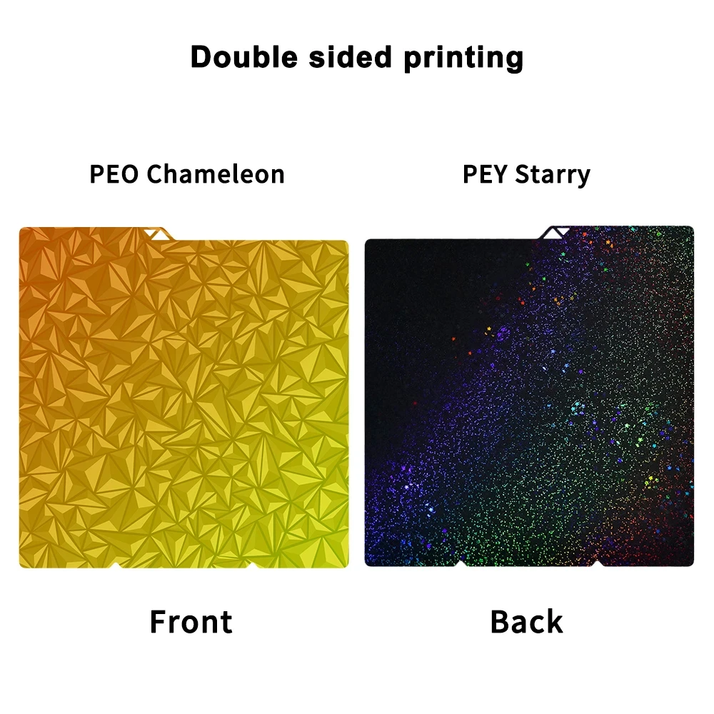 Für Anycubic Kobra S1 Plate Pei Sheet 264x276mm Strukturierte Kobra S1 Combo Build Plate Doppelseitiges Peo Pet Pey Kobra S1C Bett