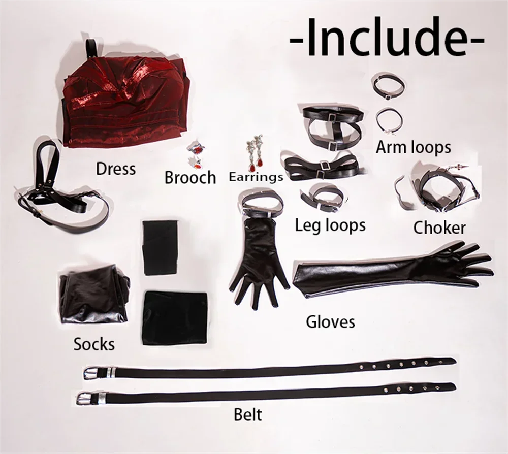 Game Love And Deepspace Cosplay Costume Adult Halloween Women Hunter Dress Uniform Earrings Full Set Accessories Suit Outfits