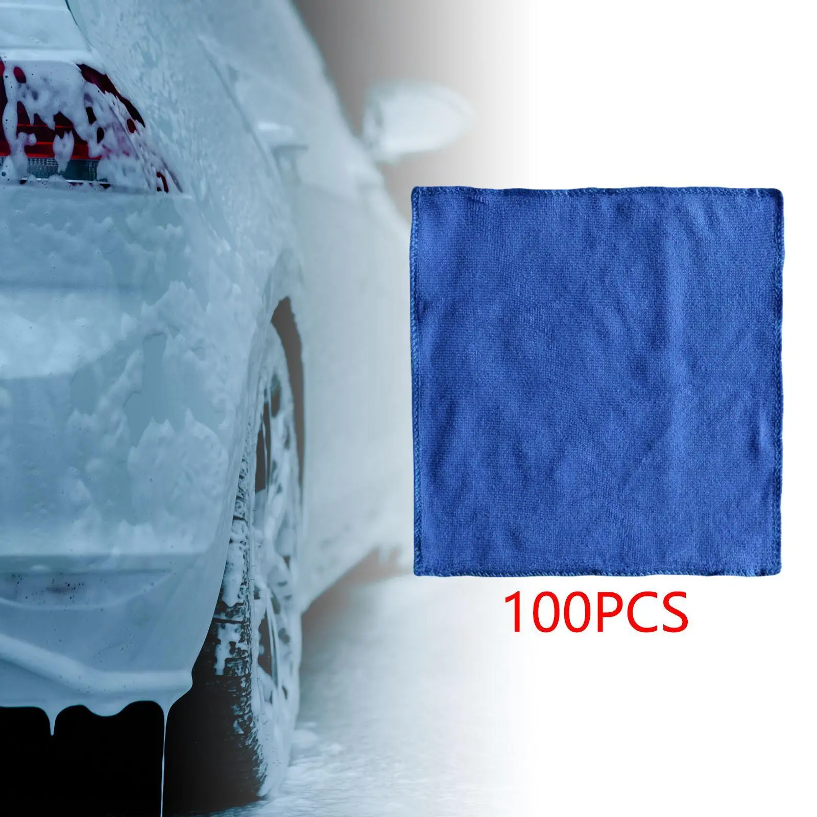 100Pcs Microfiber Towel Cleaning Towel for House Cleaning Car Cleaning