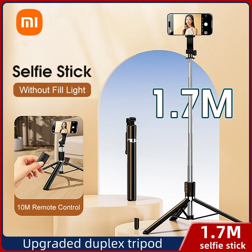 Xiaomi Bluetooth Selfie Stick uchwyt na telefon statywy do telefonu statywów bezprzewodowy pilot Mini wysuwany kij do Selfie