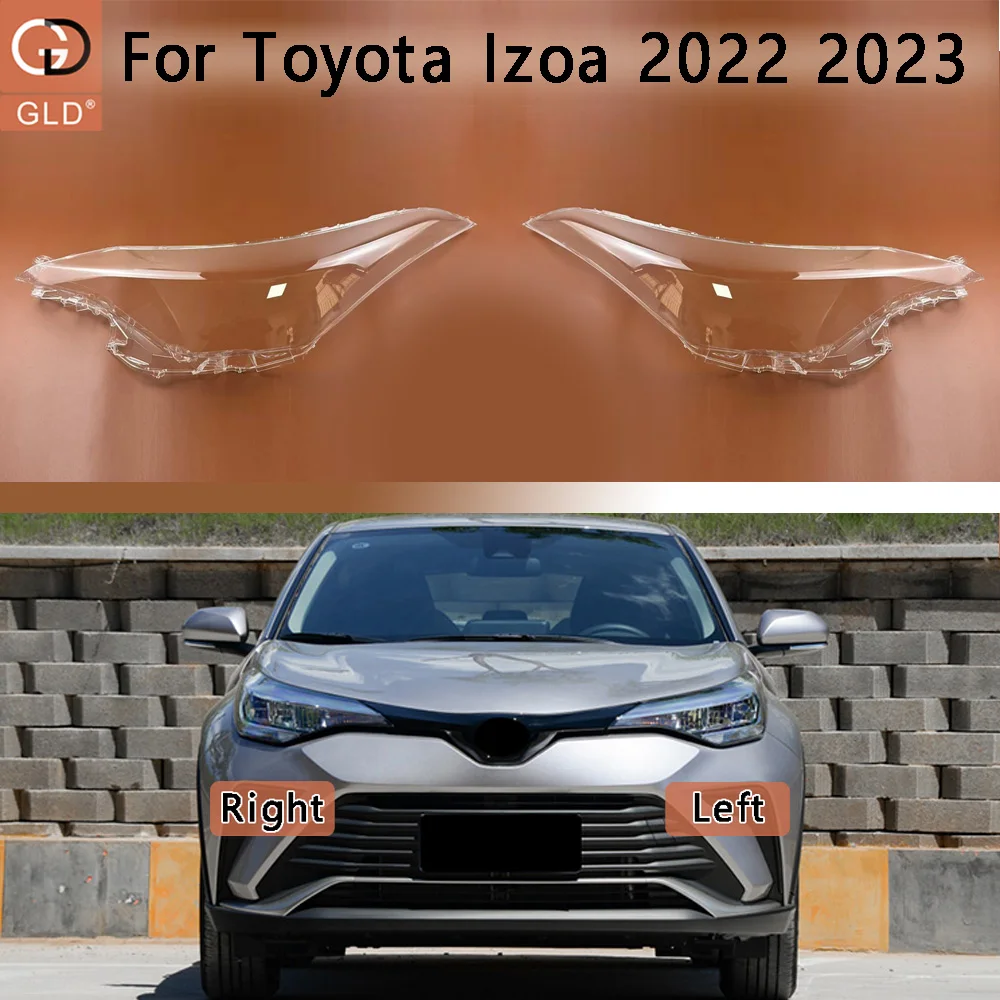 

For Toyota Izoa 2022 2023 Front Headlight Cover Transparent Lamp Shade Headlamp Shell Lens Plexiglass Replace Original Lampshade
