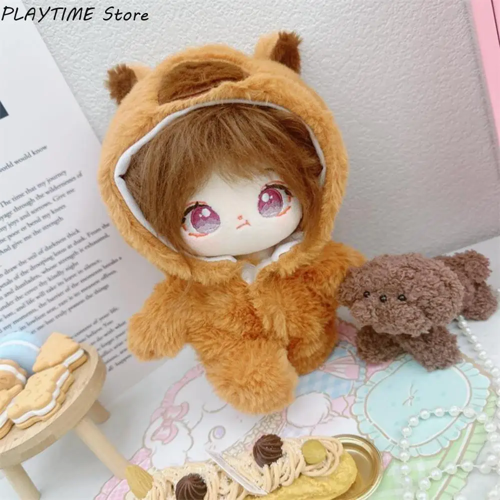 

Doll Clothes for 20cm Idol Cotton Doll Outfit Accessories Capybara One-Piece Suit Clothes DIY Collection Gift Without Doll