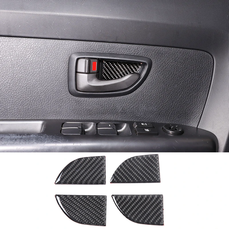 

For Kia Sauer/SOUL 2009-2013 Car Interior Door Handle Bowl Decorative Patch Soft Carbon Fiber Automotive Interior Accessories