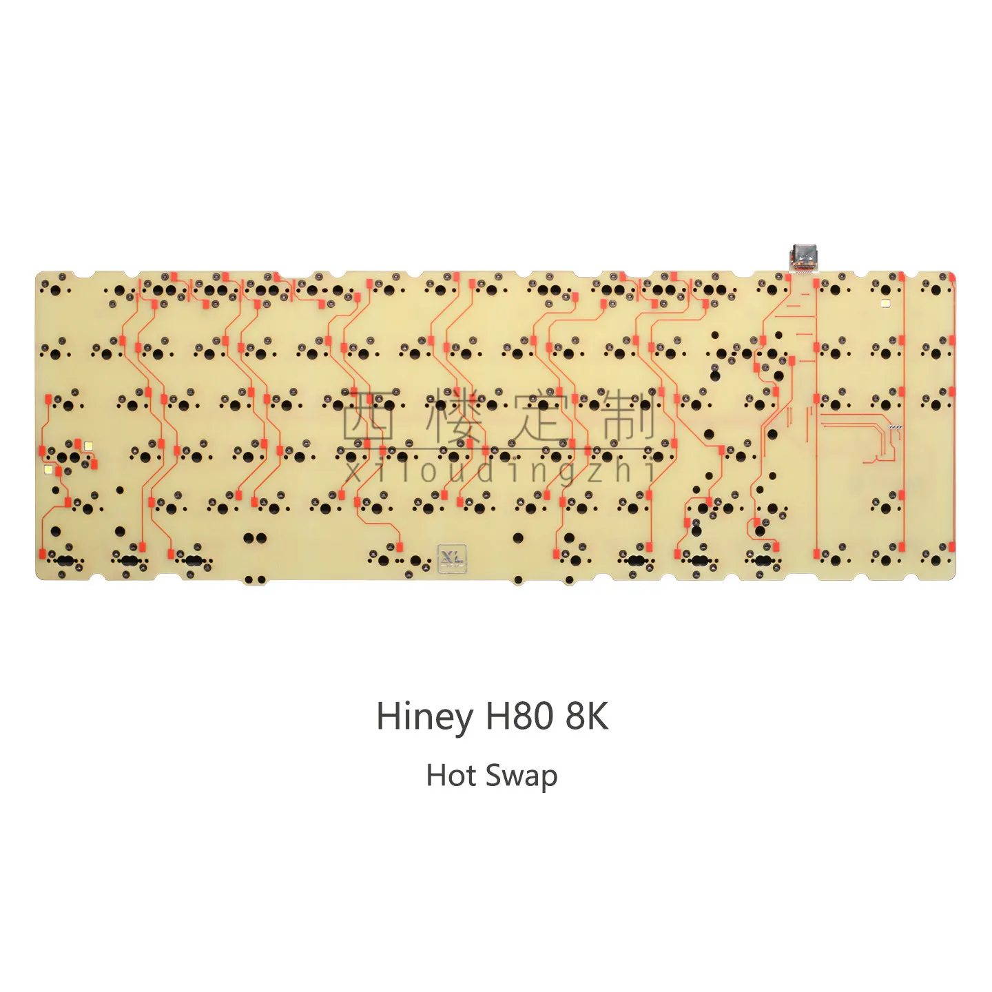 8k hotswap Hiney H80 pcb with CEM-3 base ai03/jane v3/fly