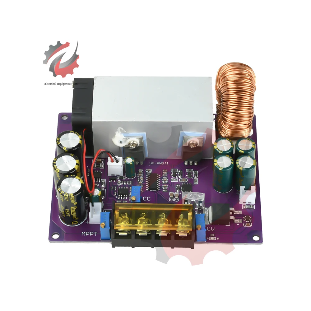 

Регулируемый понижающий модуль 800 Вт MPPT, модуль питания солнечного зарядного устройства, понижающий преобразователь постоянного тока от 18-90 В до DC2-60 В, идеальный диод