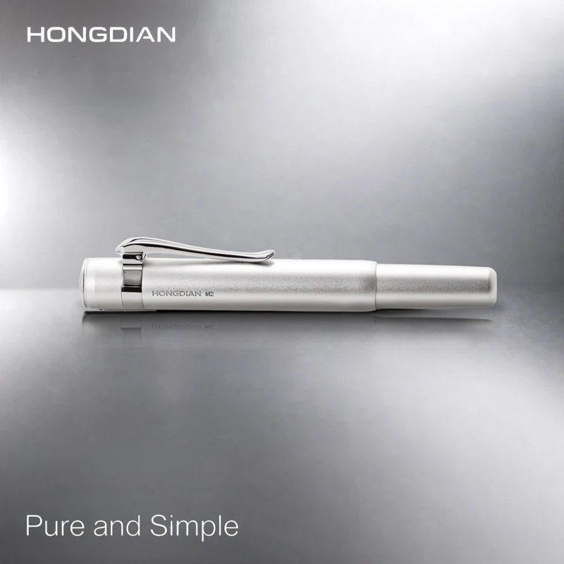 

LT Hongdian Short Metal Pocket Fountain Pen Cartridge System Luxury Gift Box Stylish Business Student Calligraphy Pen M2