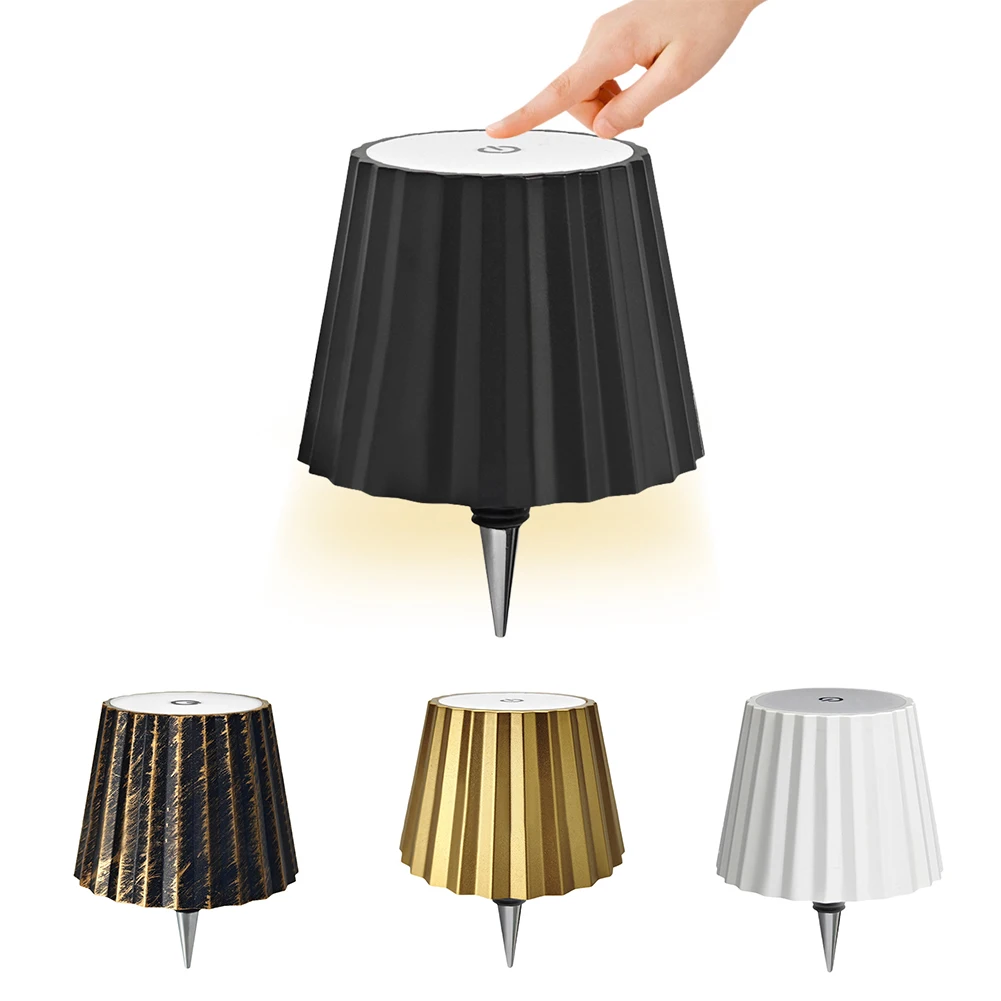 Wine Bottle Lamp Touch Control Portable Desk Lamp RGB/3 Colors Light Decorative Bottle Lamp USB Charging for Bar Cafe House