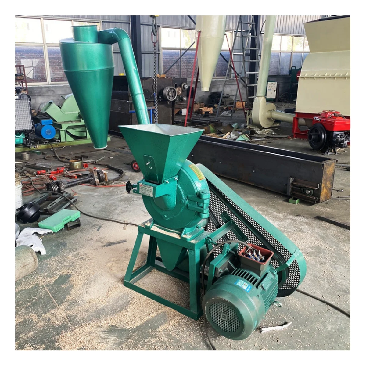 

Многофункциональная самовсасывающая машина для мелкого порошка для кукурузного зерна, пшеницы и сельскохозяйственных продуктов, измельчитель для корма для муки, мельница, дробилка