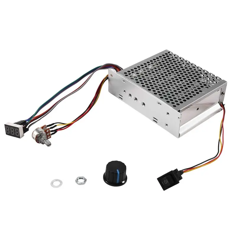 A96K-DC10-55V 60A DC Motor Speed Controller 12V 24V 36V 48V Electronic Speed Governor Switch With Forward Reverse Control