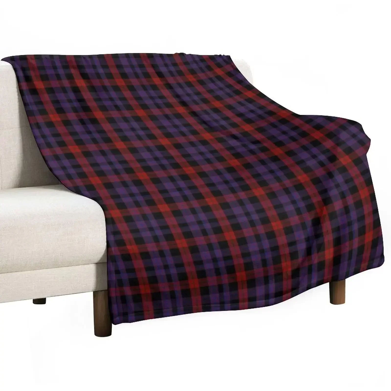 

Brown Clan Tartan Throw Blanket Hairys warm winter Winter beds Nap Blankets